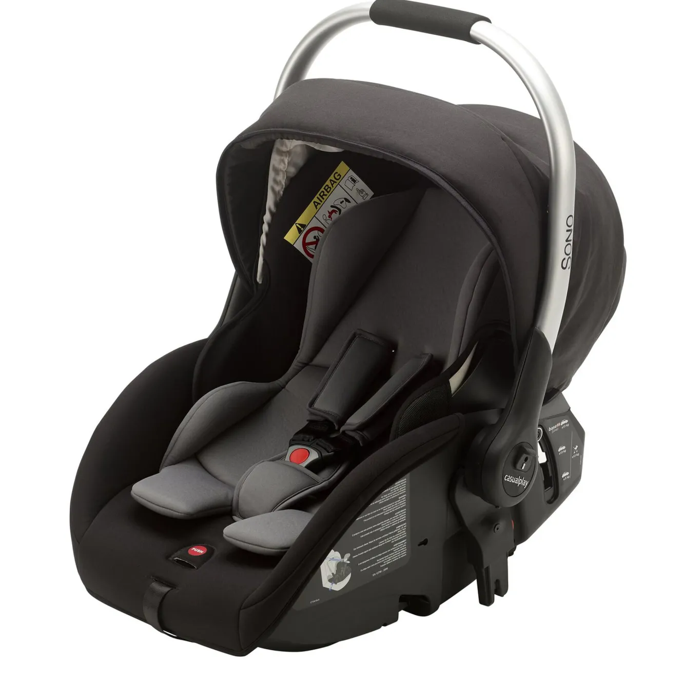 Siege Auto*BÉABA Siege Auto Sono Fix Casualplay Black