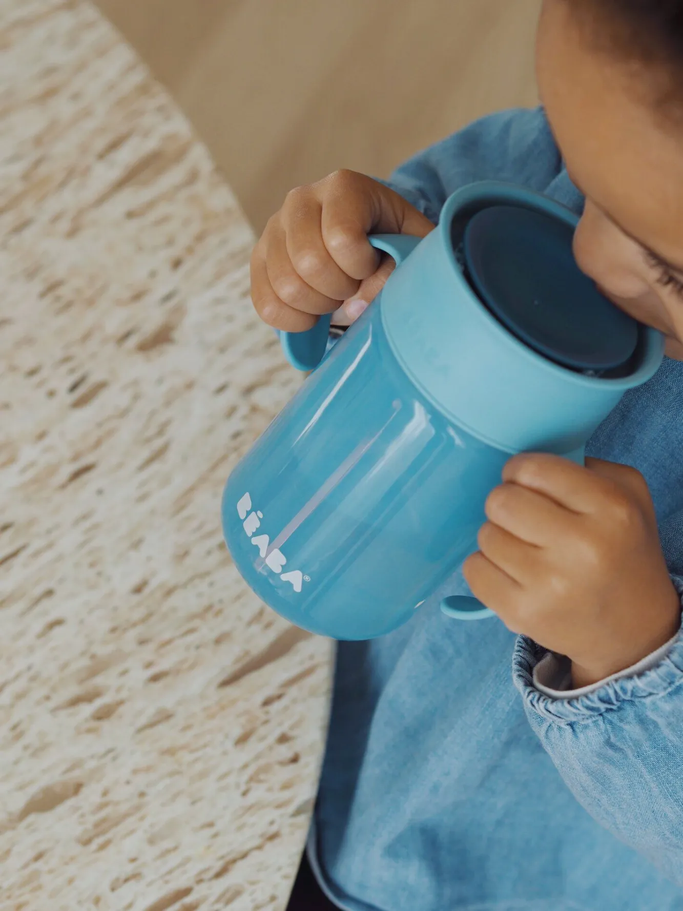 Biberons Et Accessoires*BÉABA Tasse D'Apprentissage 360° Blue