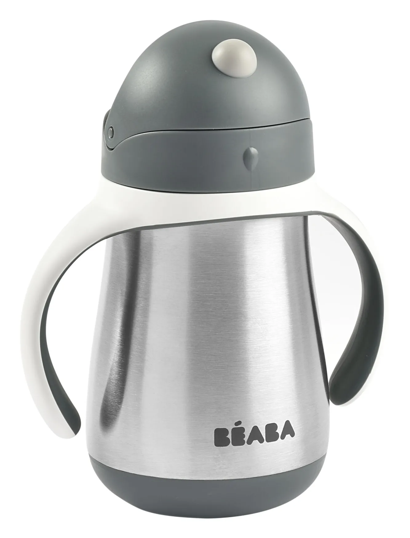 Couverts, Vaisselle Et Bavoirs*BÉABA Tasse Paille Inox 250 Ml Mineral Grey