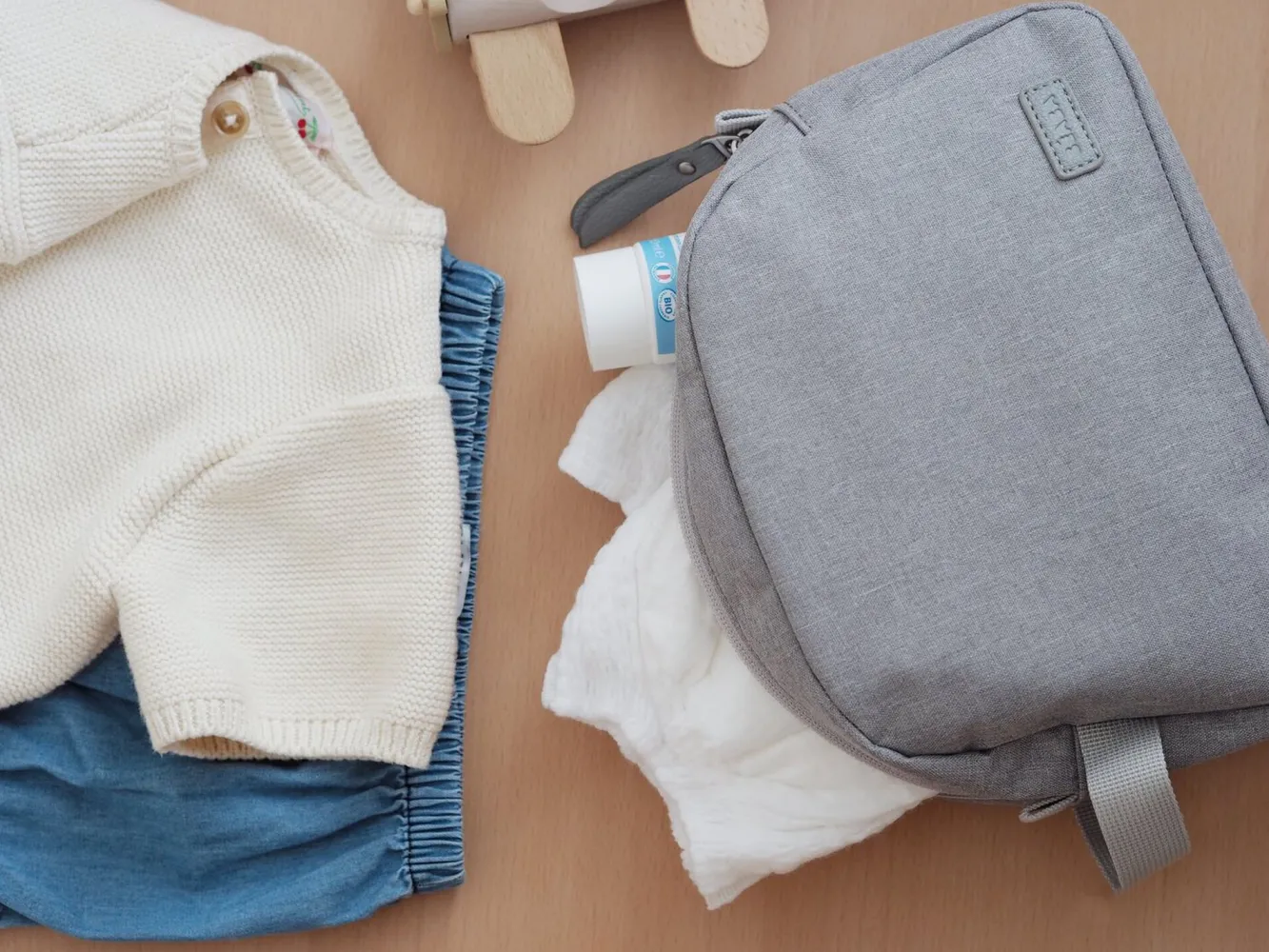 Accessoires De Toilette*BÉABA Trousse De Toilette Heather Grey
